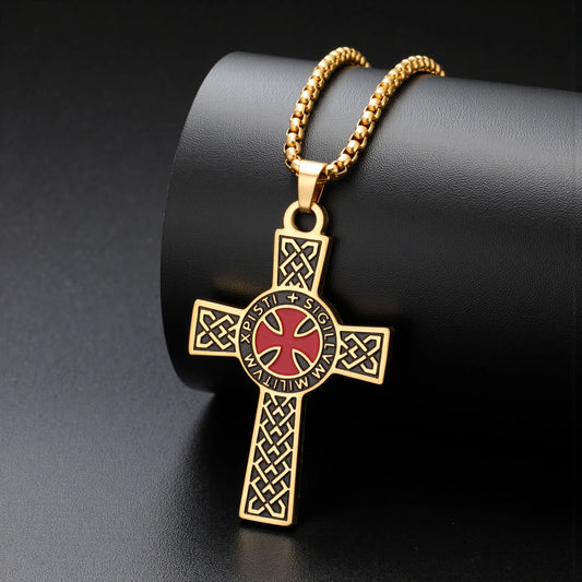 Templar Knight Cross Necklace