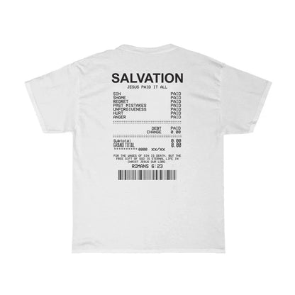 Salvation Back Bible Verse T-Shirt 
