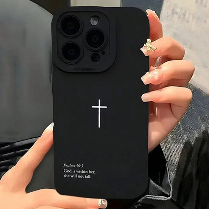 Psalm 46:5 Cross iPhone Case 