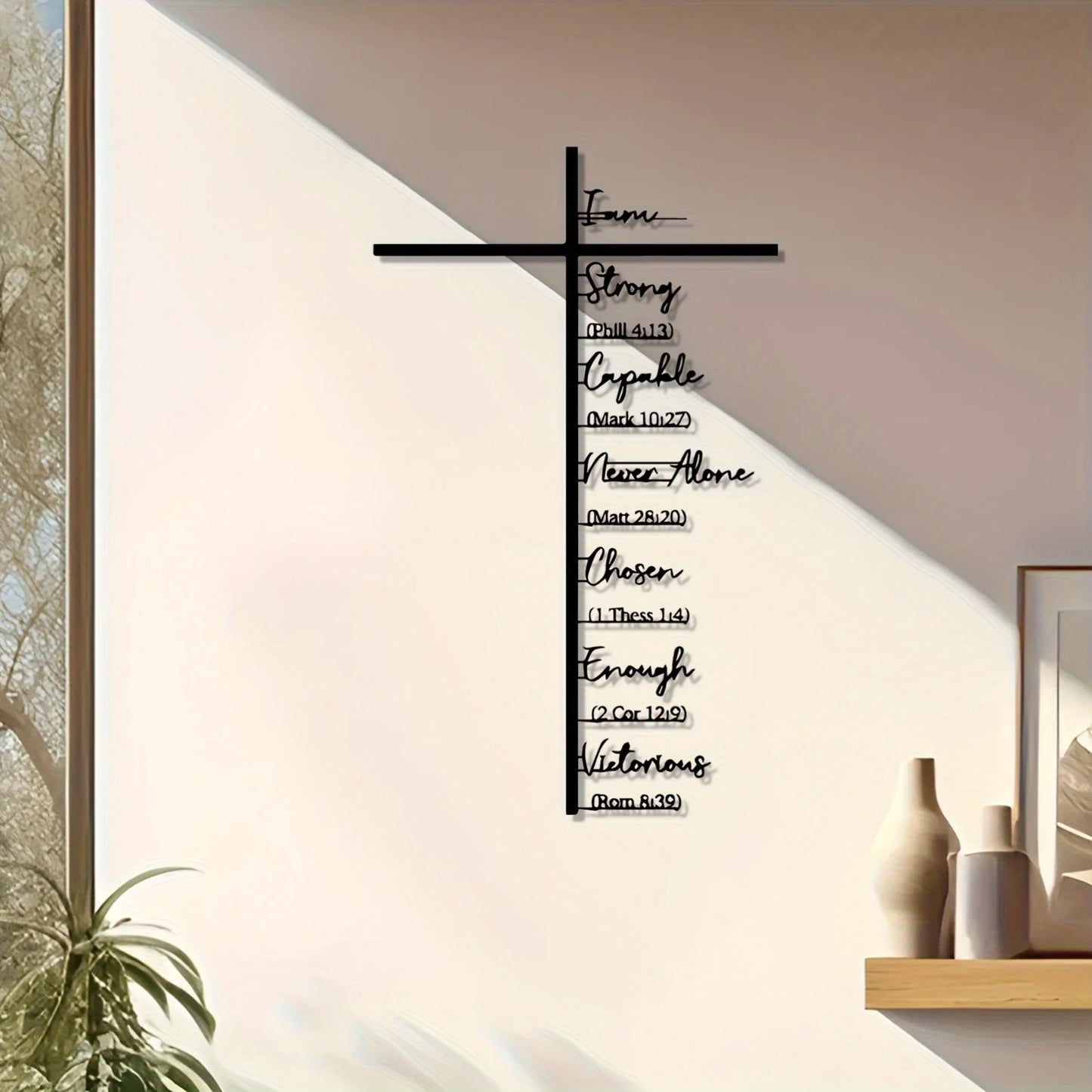Metal Cross Wall Decoration 