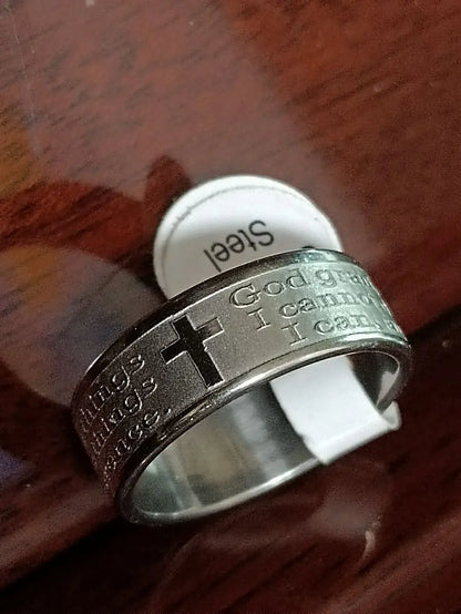 Serenity Prayer Band Ring