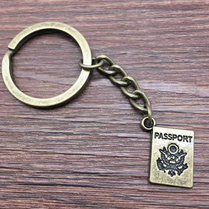 Christian Cross Medallion Keyring