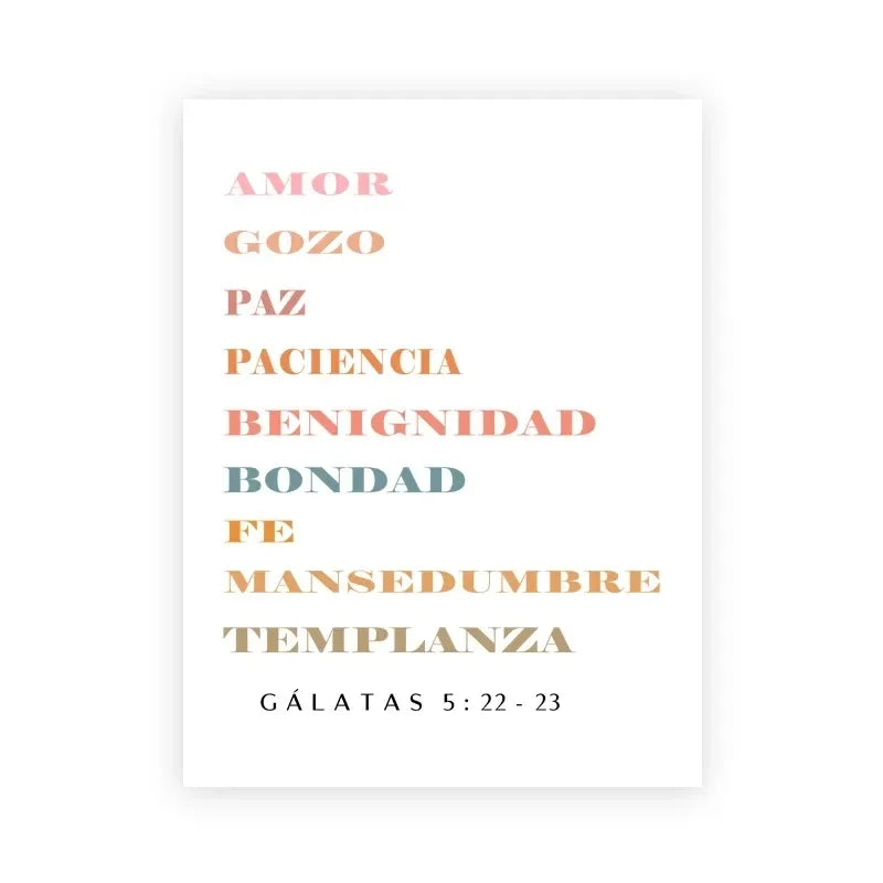 Christian Spanish Version Bible Poster 