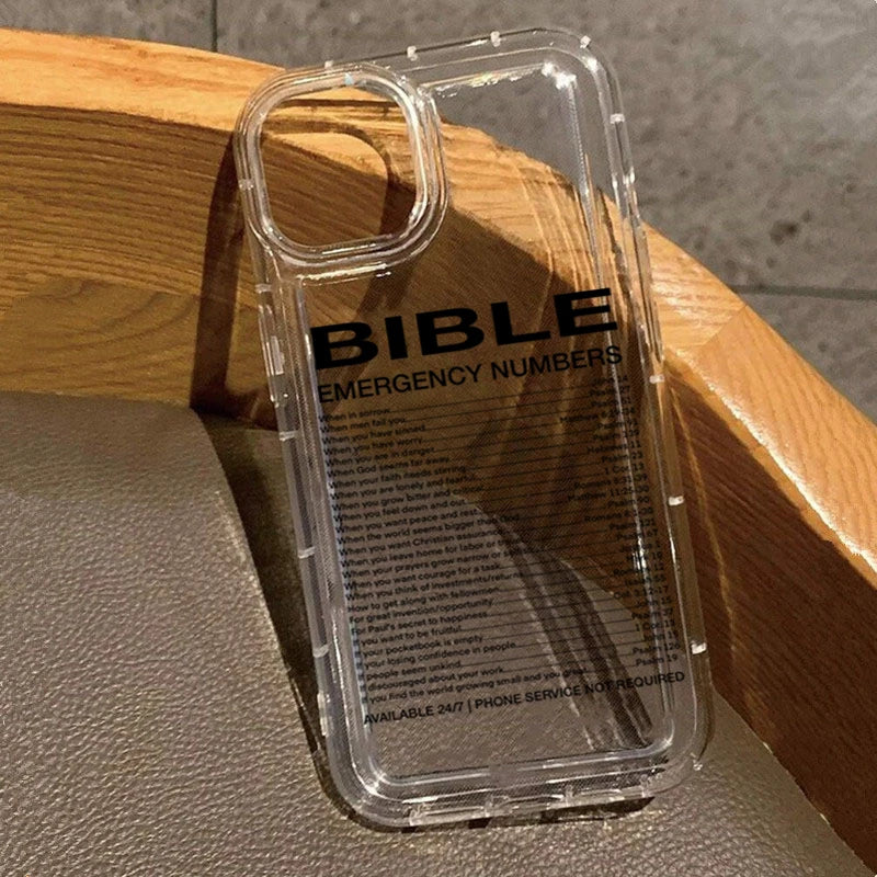 Bible Verse Design iPhone Case 
