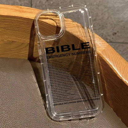 Bible Verse Design iPhone Case 