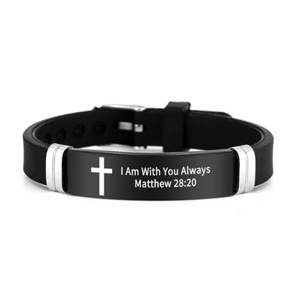 Pulseira inspiradora de versículos bíblicos