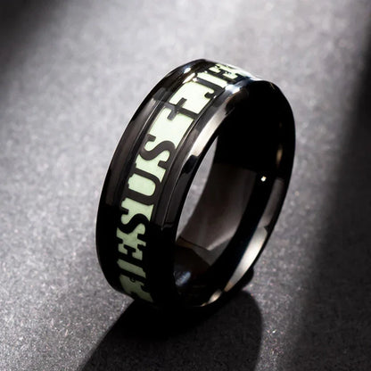 Glow-in-the-Dark Jesus Ring