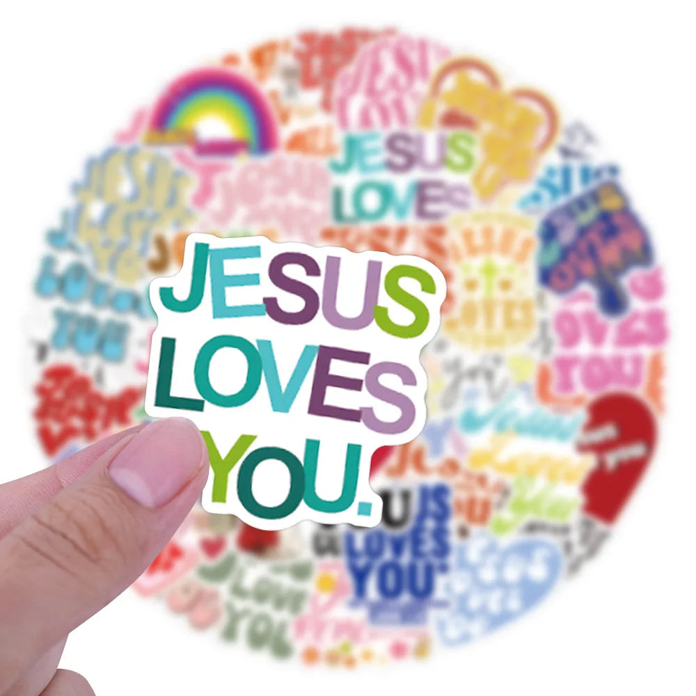 Jesus Loves You Stickers Set