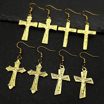 Jesus Cross Crucifix Earring