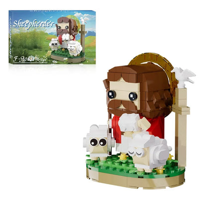 Jesus Building Blocks Set Décor 