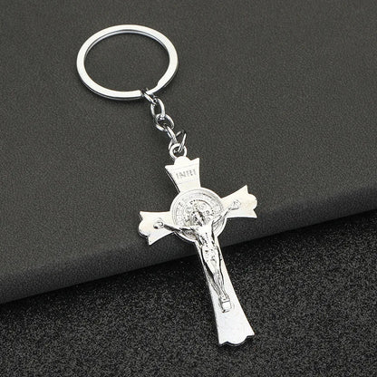 Rosary Crucifix Keychain