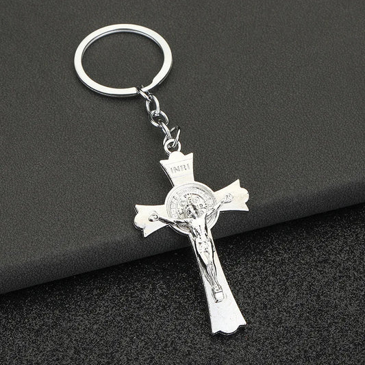 Rosary Crucifix Keychain
