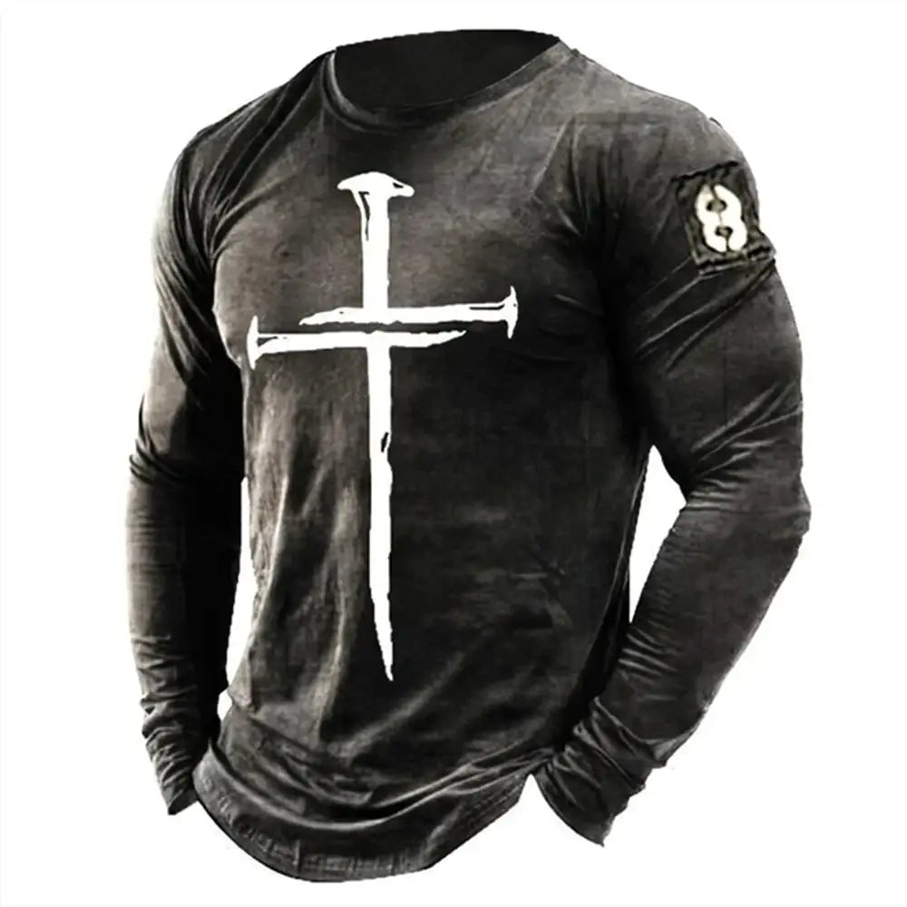 Religious Casual Long Sleeve Shirts 