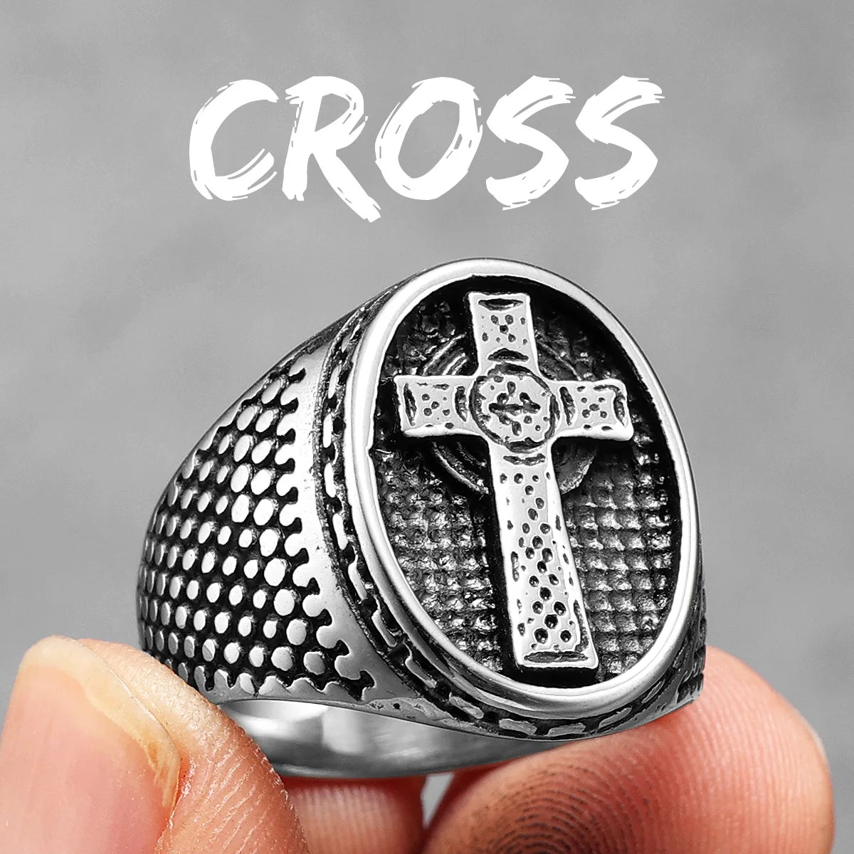 Cross Signet Ring