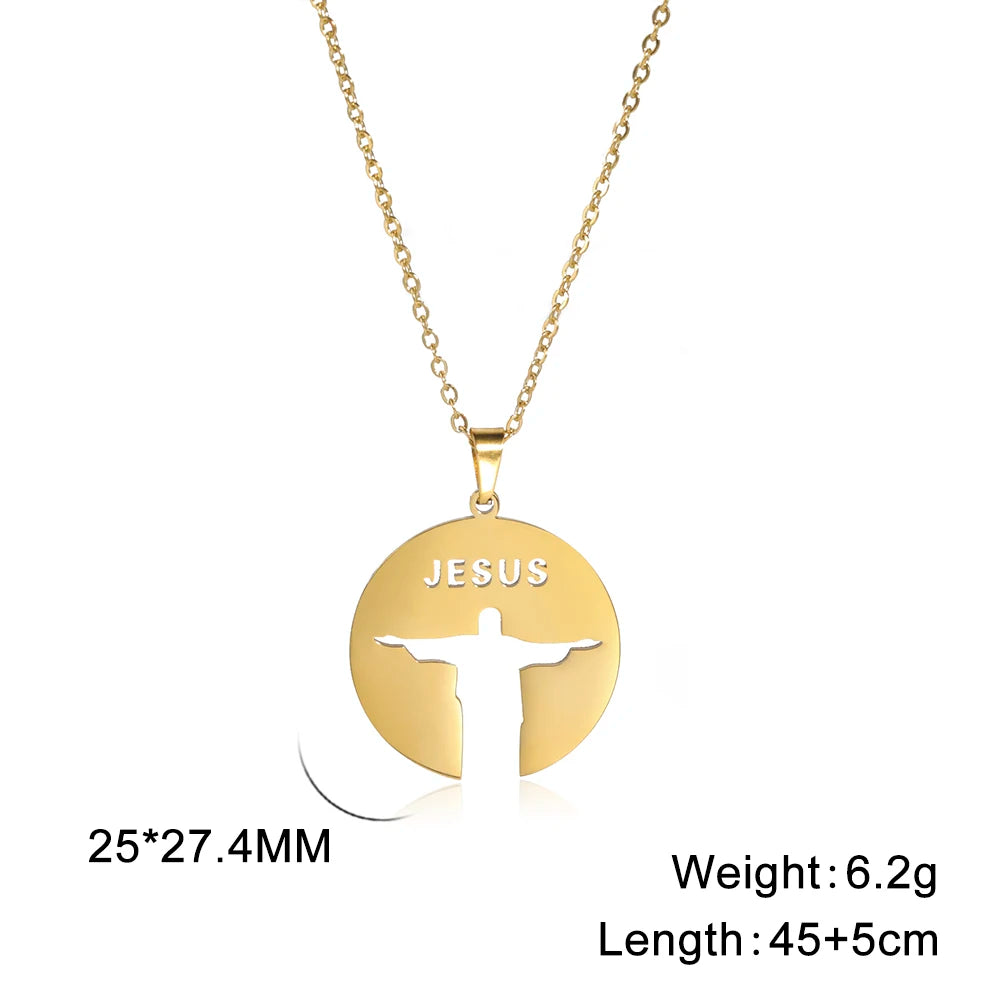 Colar com pingente Jesus Cristo Redentor