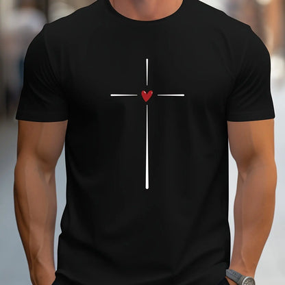 Heart Cross Cotton Shirt 