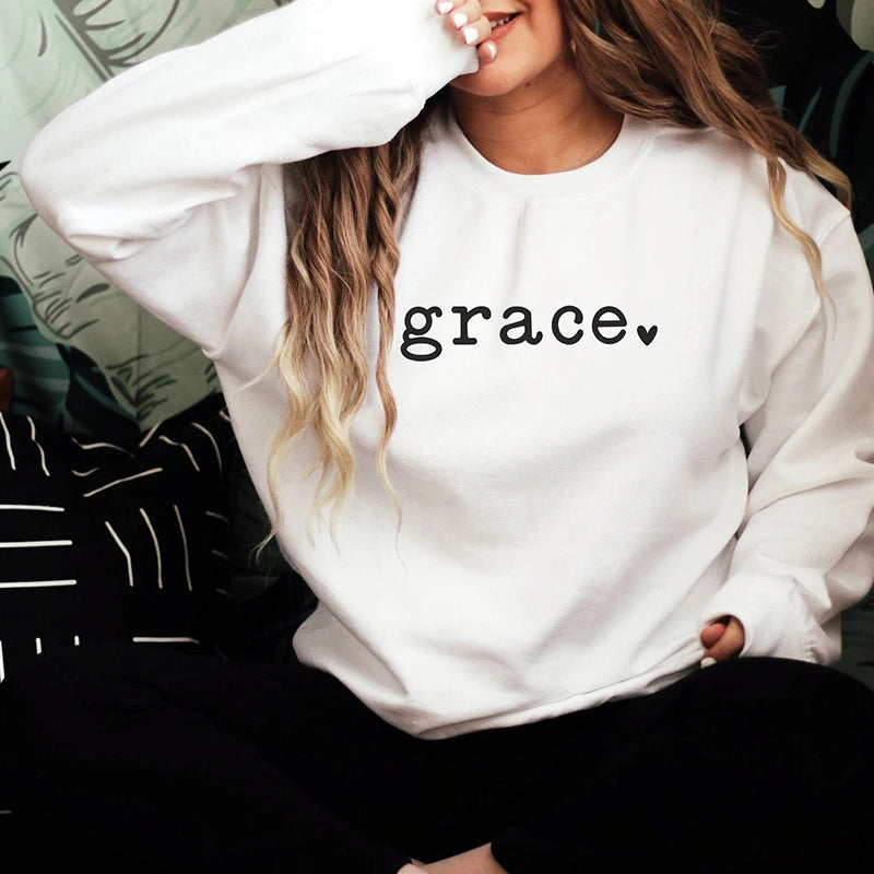 Grace Love Heart Sweatshirt 