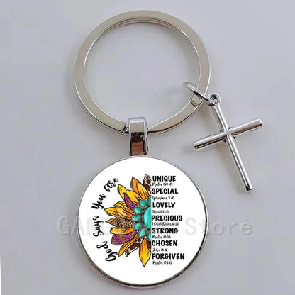 Inspirational Medallion Keyring