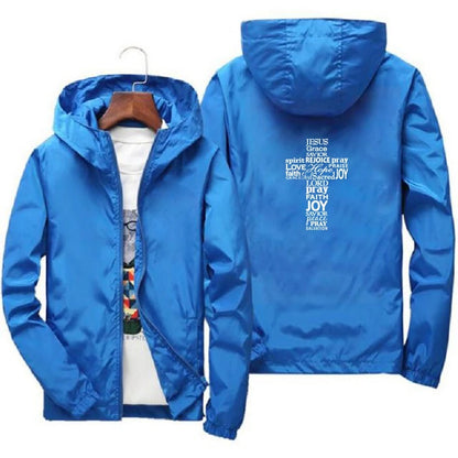 Faith Cross Windbreaker Jacket