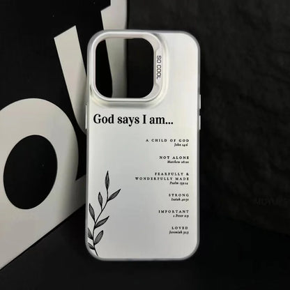 Verse Scripture iPhone Case 