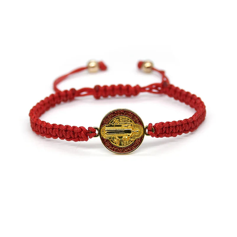 Armband des heiligen Benedikt – Verstellbare gewebte Kordel