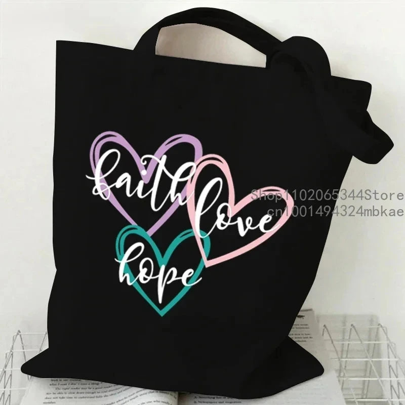 Modern Faith Statement Tote Bag