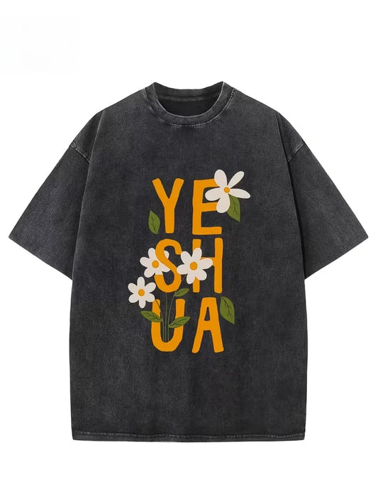 Yeshua Floral Washed T-Shirt