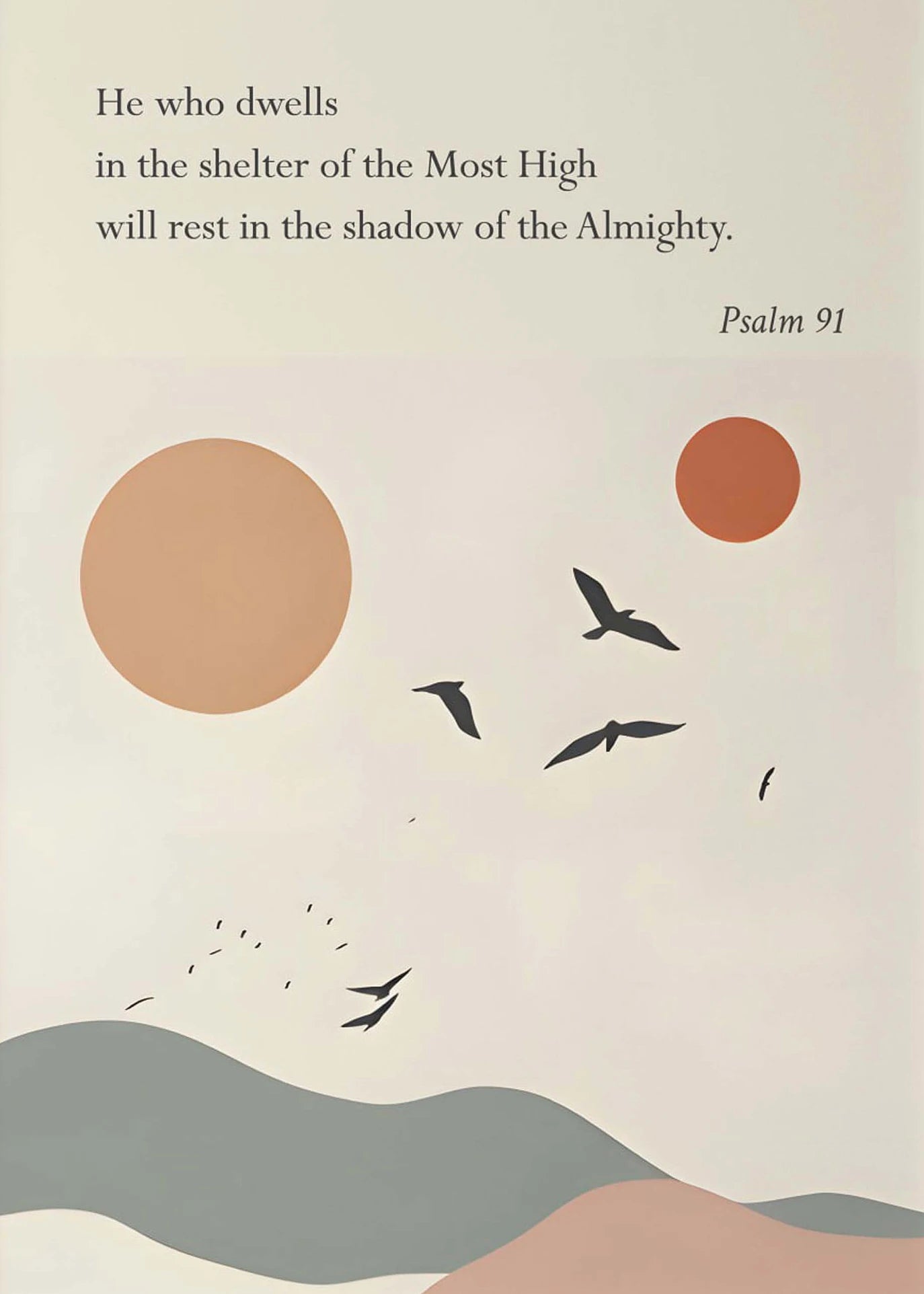 Christian Bible Verse Wall Art Decor 