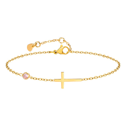 Minimalist Sideways Cross