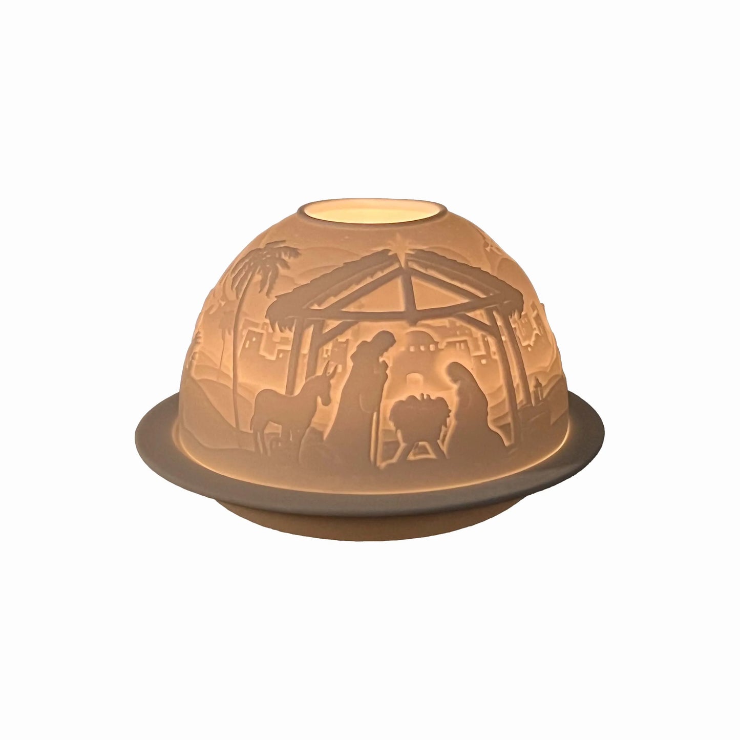 Porcelain Devotional Dome Candle Holders