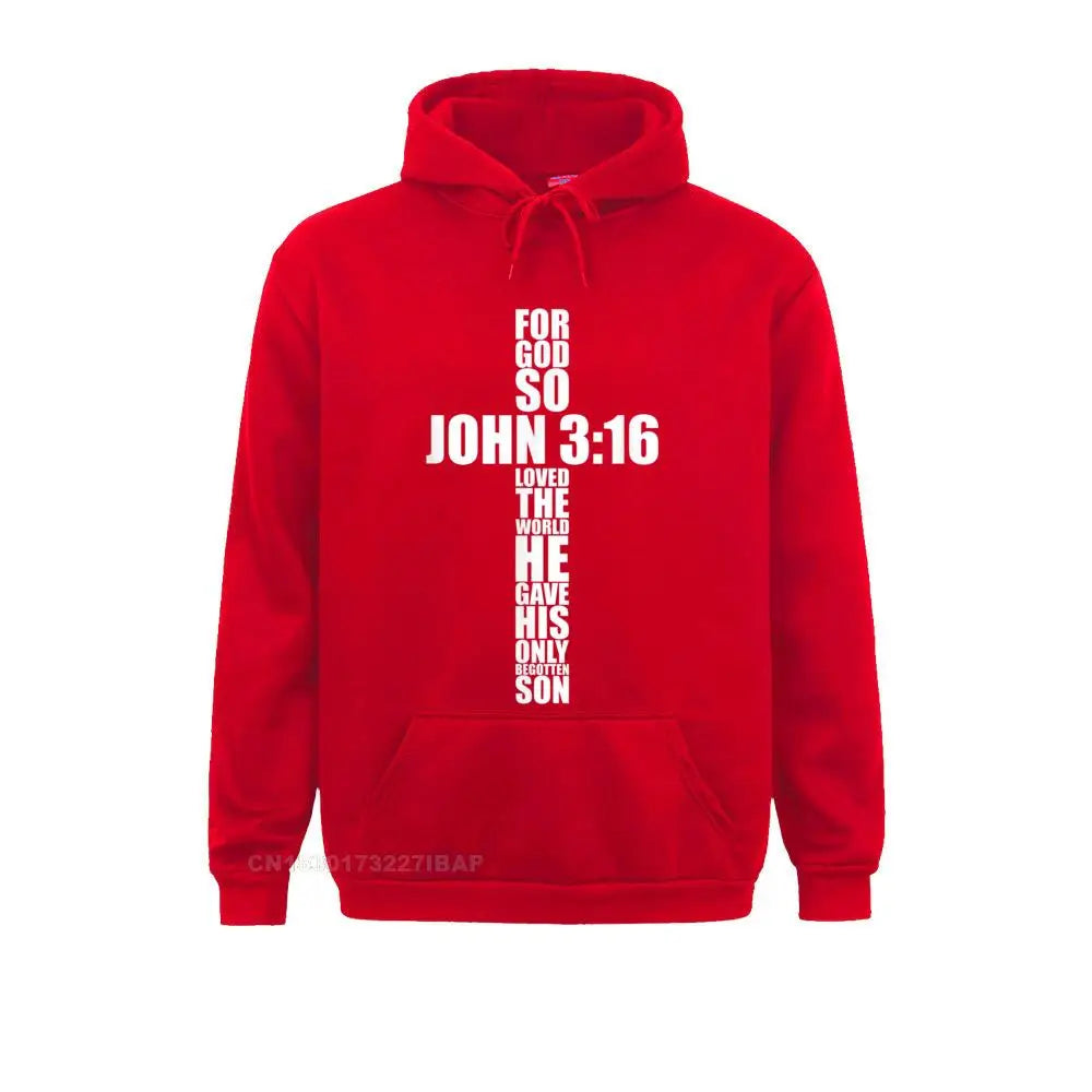 John 3:16 Christian Hoodie 