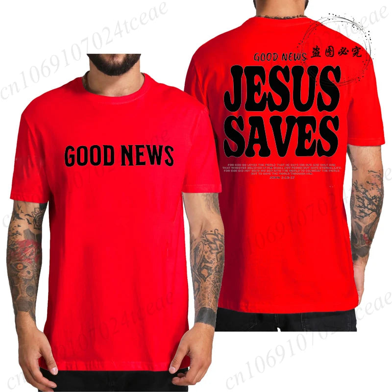 Good News Jesus Saves T-Shirt