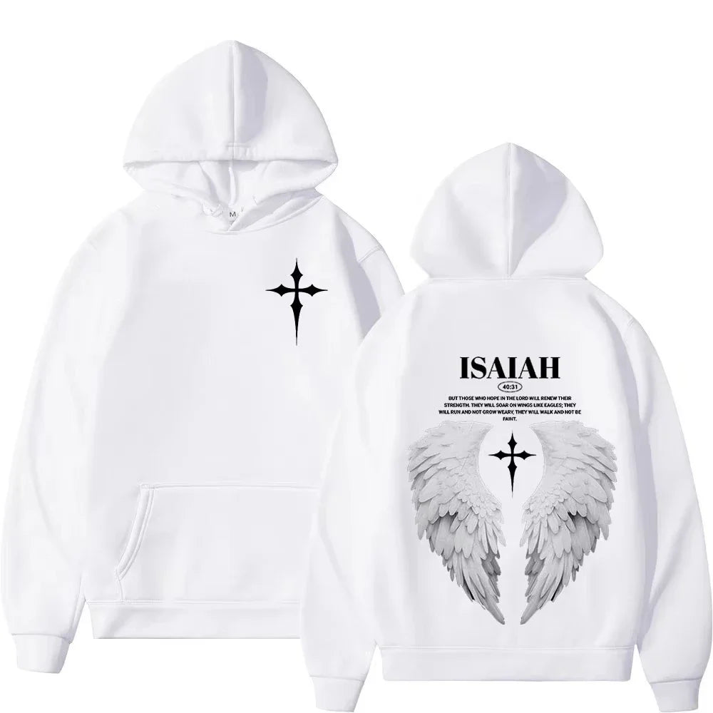 Angelic Wings Cross Hoodie