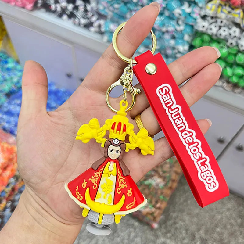 Soft PVC Devotional Keyrings