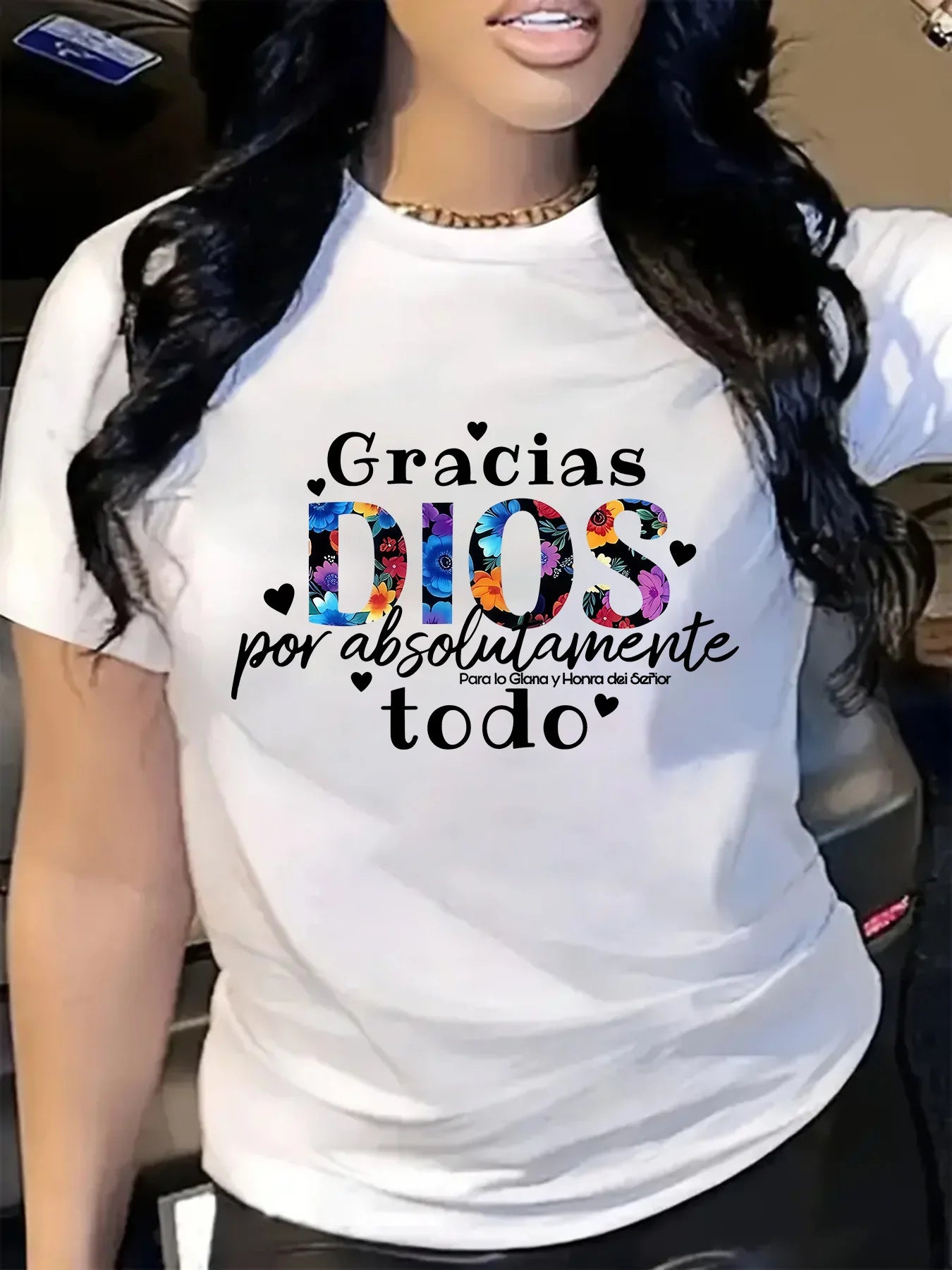 Gracias Dios Woman Shirt 