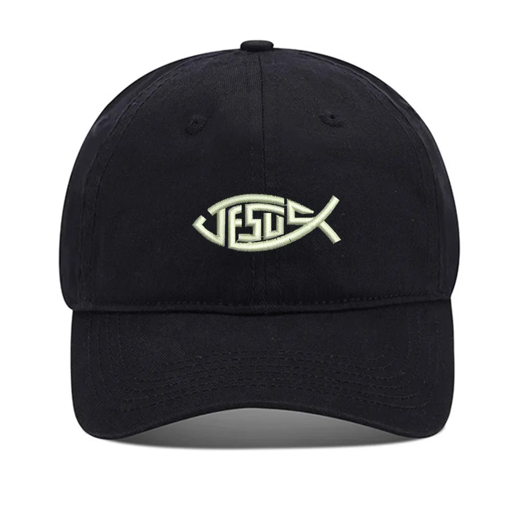 Ichthys Jesus Fish Cap