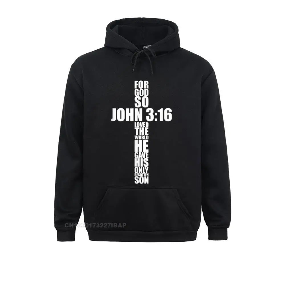 John 3:16 Christian Hoodie 