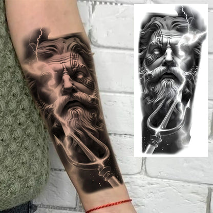 Jesus Fake Tattoo Sleeve Sticker 