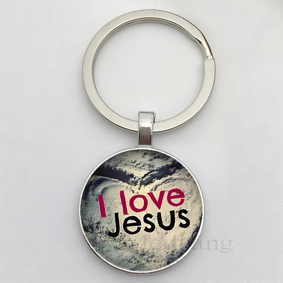 Eu amo Jesus chaveiro