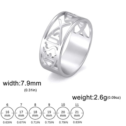 Jesus Fish Rings Rings