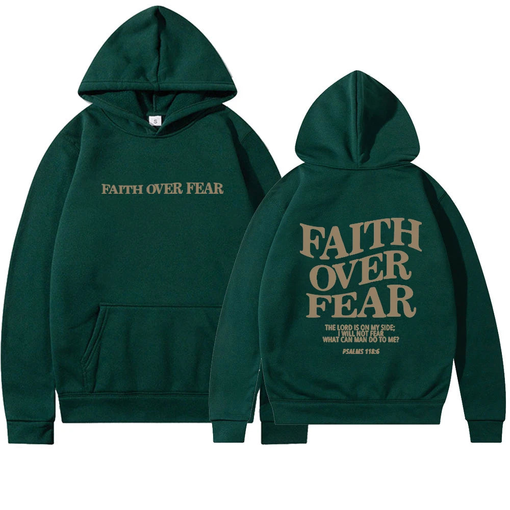Faith Over Fear Oversized Hoodie