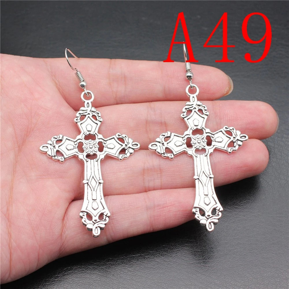 Multi-Style Christian Symbol Drop Earring