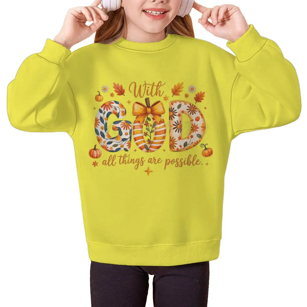 Fall Jesus Kids Sweatshir