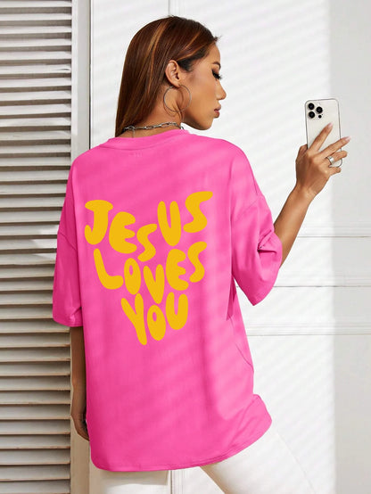 Jesus Loves Me Cotton T-Shirt 