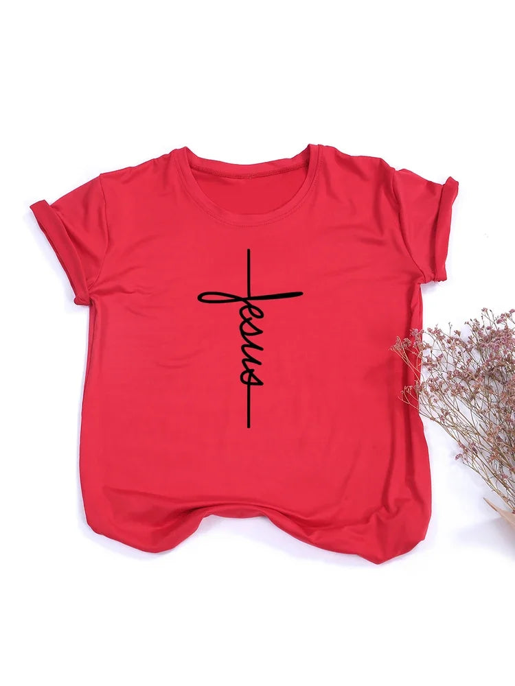 Jesus Cotton T-Shirt 