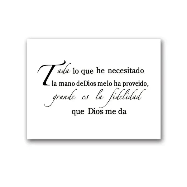 Christian Spanish Version Bible Poster 