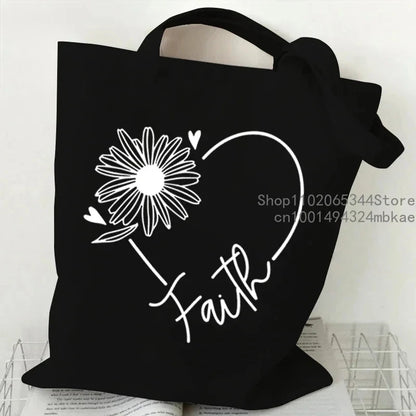 Modern Faith Statement Tote Bag