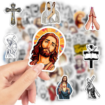 Jesus Bible God Stickers 
