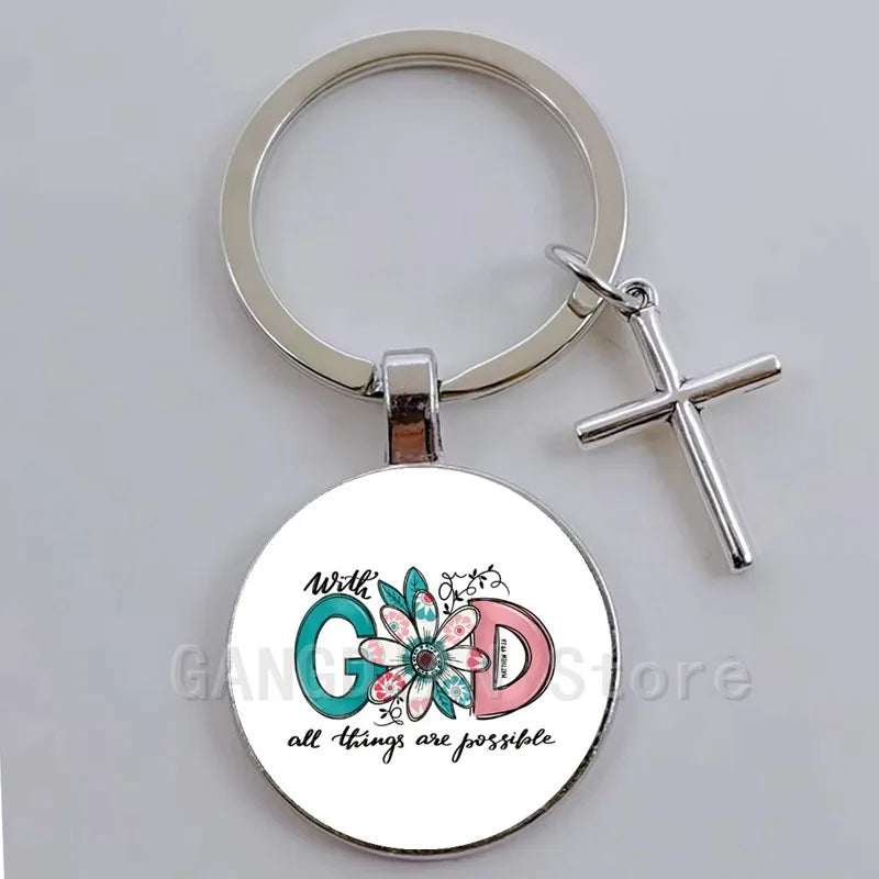 Inspirational Medallion Keyring