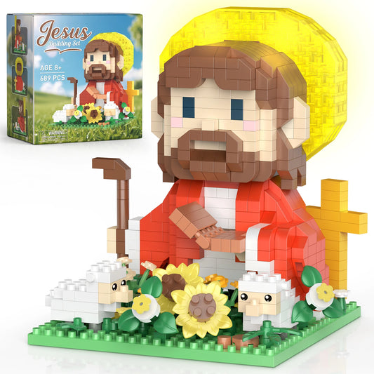 Jesus Building Block Set Décor 